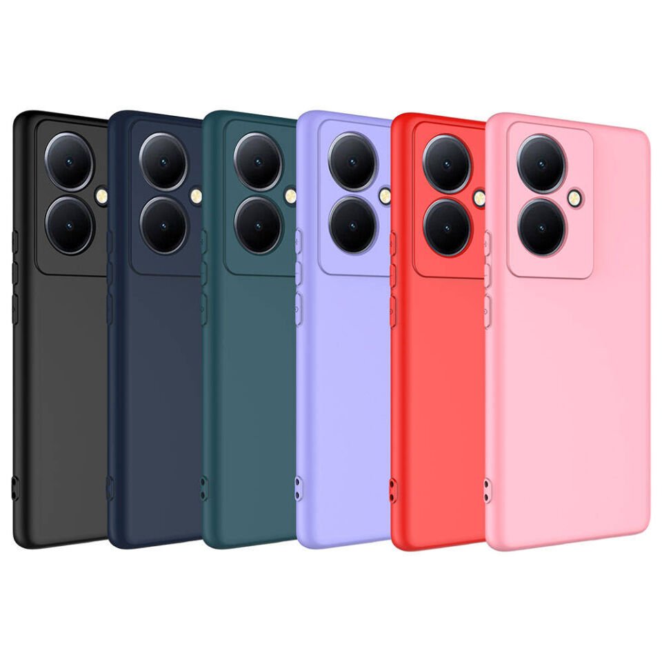 Vivo V29 Lite 5G Kılıf Kadife İç Yüzey Yumuşak Dokulu Kamera Korumalı Kapak (MARA) Lacivert