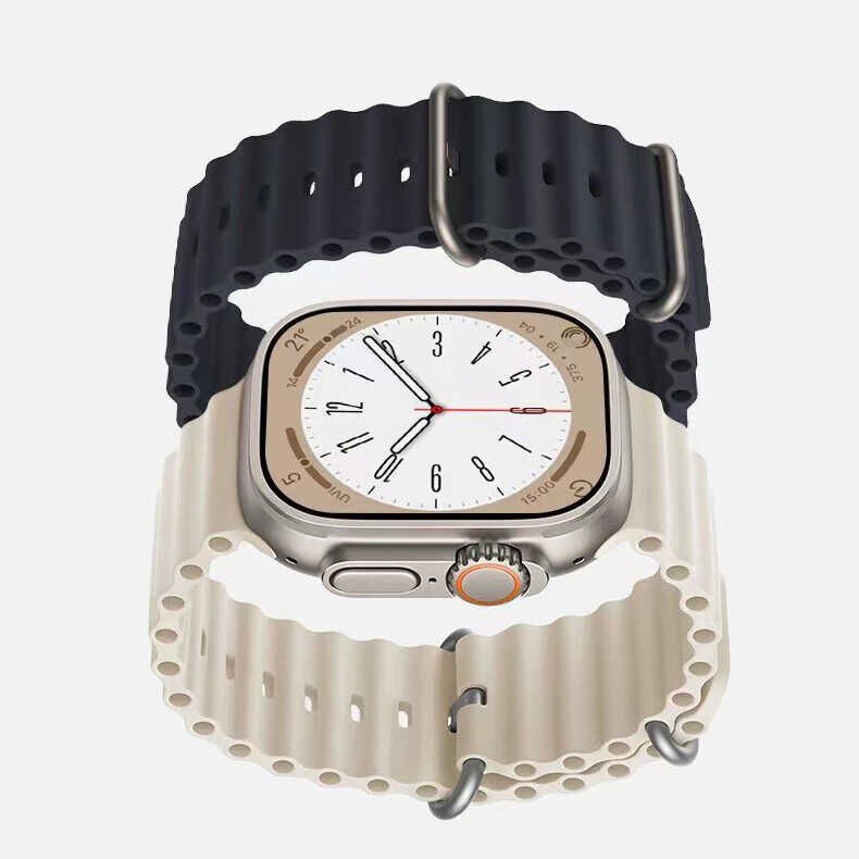 Apple Watch 44mm HEPTEKİLETİŞİM KRD-75 Silikon Kordon