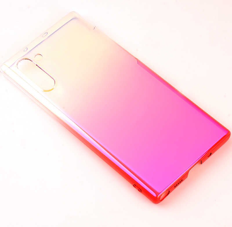 Samsung Galaxy Note 10 Kılıf HEPTEKİLETİŞİM Renkli Transparan Silikon