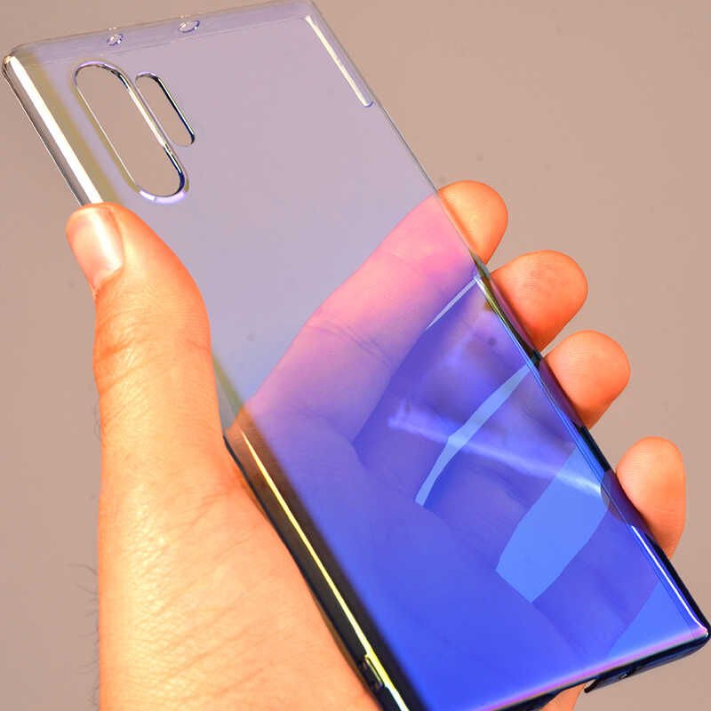 Samsung Galaxy Note 10 Plus Kılıf HEPTEKİLETİŞİM Renkli Transparan Kapak