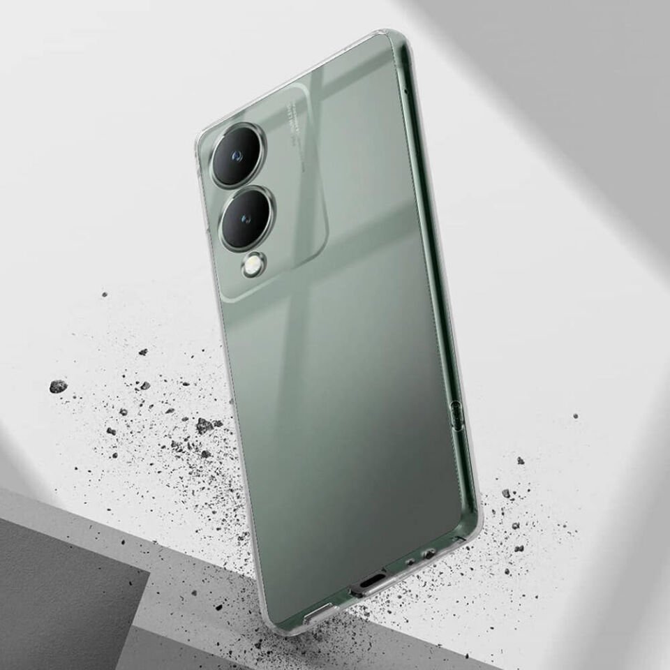 Vivo Y17S Kılıf HEPTEKİLETİŞİM Süper Silikon Kapak
