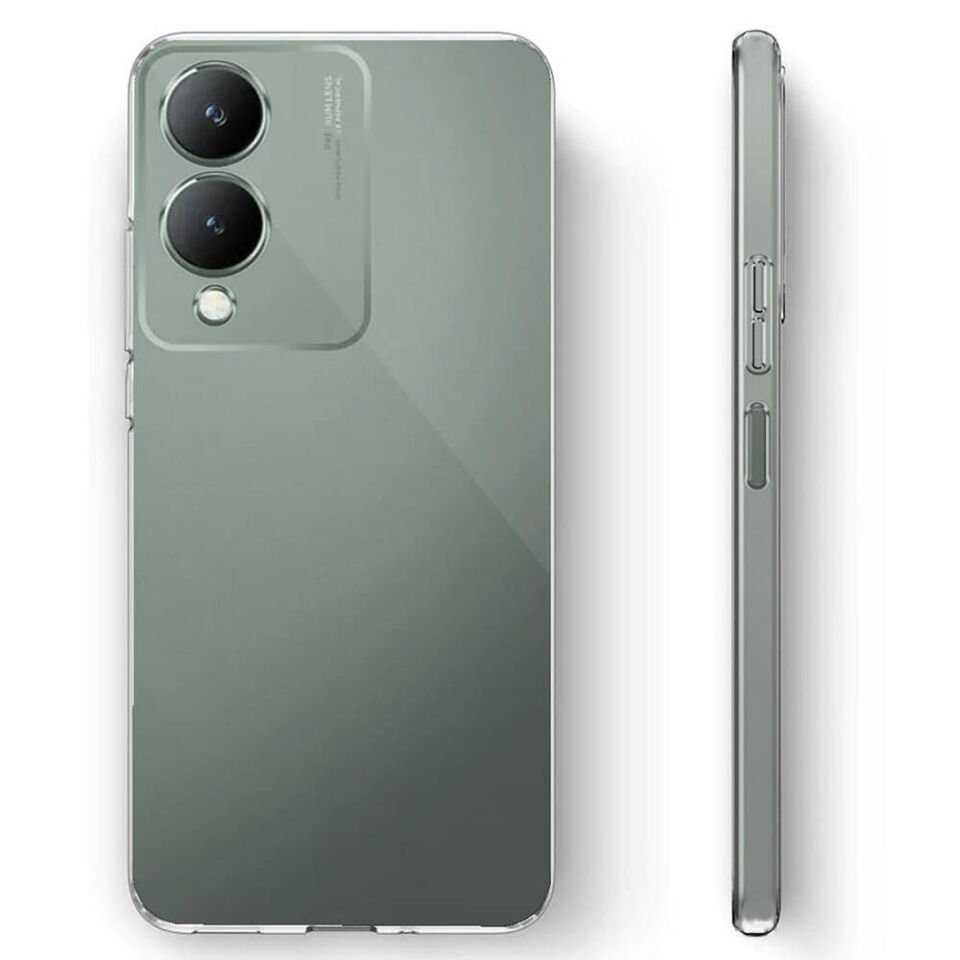 Vivo Y17S Kılıf HEPTEKİLETİŞİM Süper Silikon Kapak