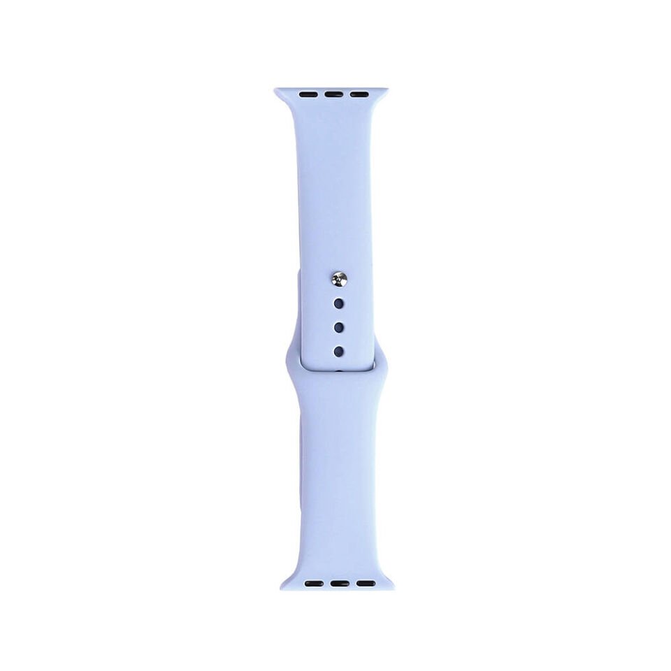 Apple Watch 2/3/4/5/6/7/8/9/se/nike 38mm 40mm 41mm Silikon Kordon Tasarım (band klasik) Gri