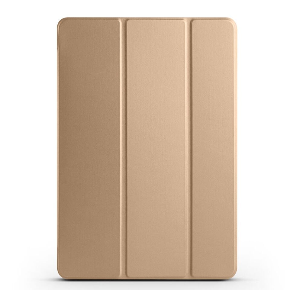 Huawei MatePad Air 2023 Kılıf Arkası Silikon Pu Deri 360 Koruma (SC.) Gold