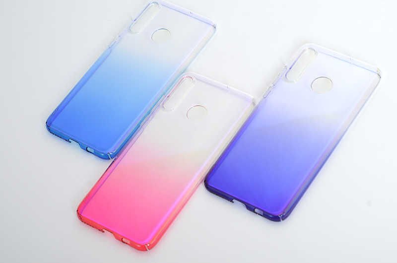 Huawei P30 Lite Kılıf HEPTEKİLETİŞİM Renkli Transparan Kapak
