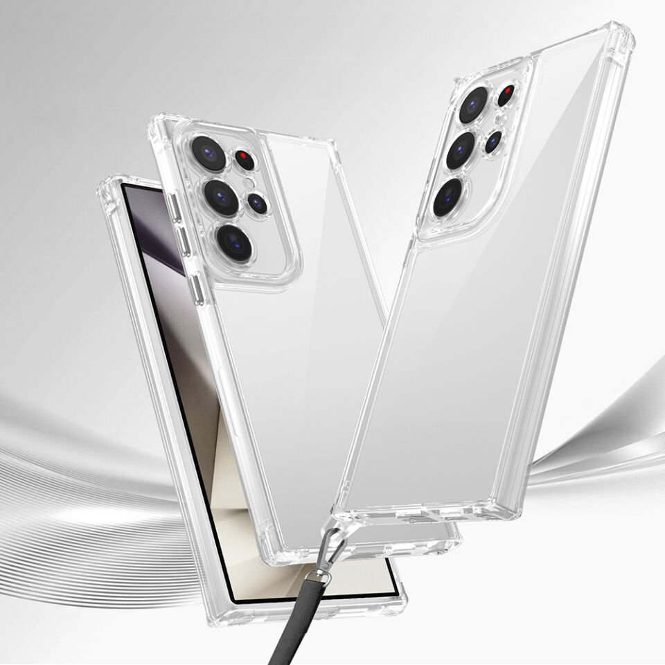 Samsung Galaxy S24 Ultra Kılıf Airbagli Takılabilir Askı Aparatlı HEPTEKİLETİŞİM Snap Silikon Kapak