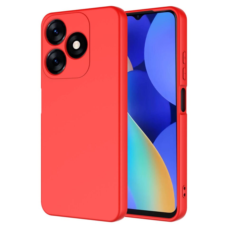 Tecno Spark 10 4G Kılıf Kadife İç Yüzey Yumuşak Dokulu Kamera Korumalı Kapak (MARA) Lacivert