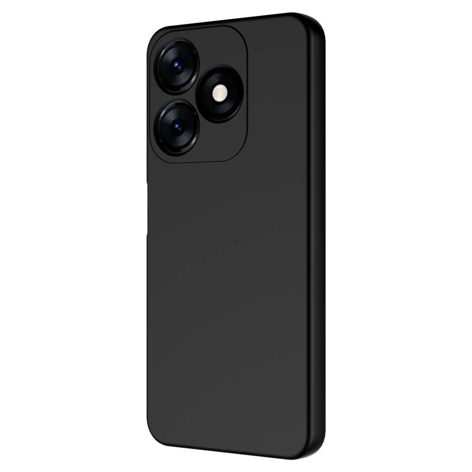 Tecno Spark 10 4G Kılıf Kadife İç Yüzey Yumuşak Dokulu Kamera Korumalı Kapak (MARA) Lacivert