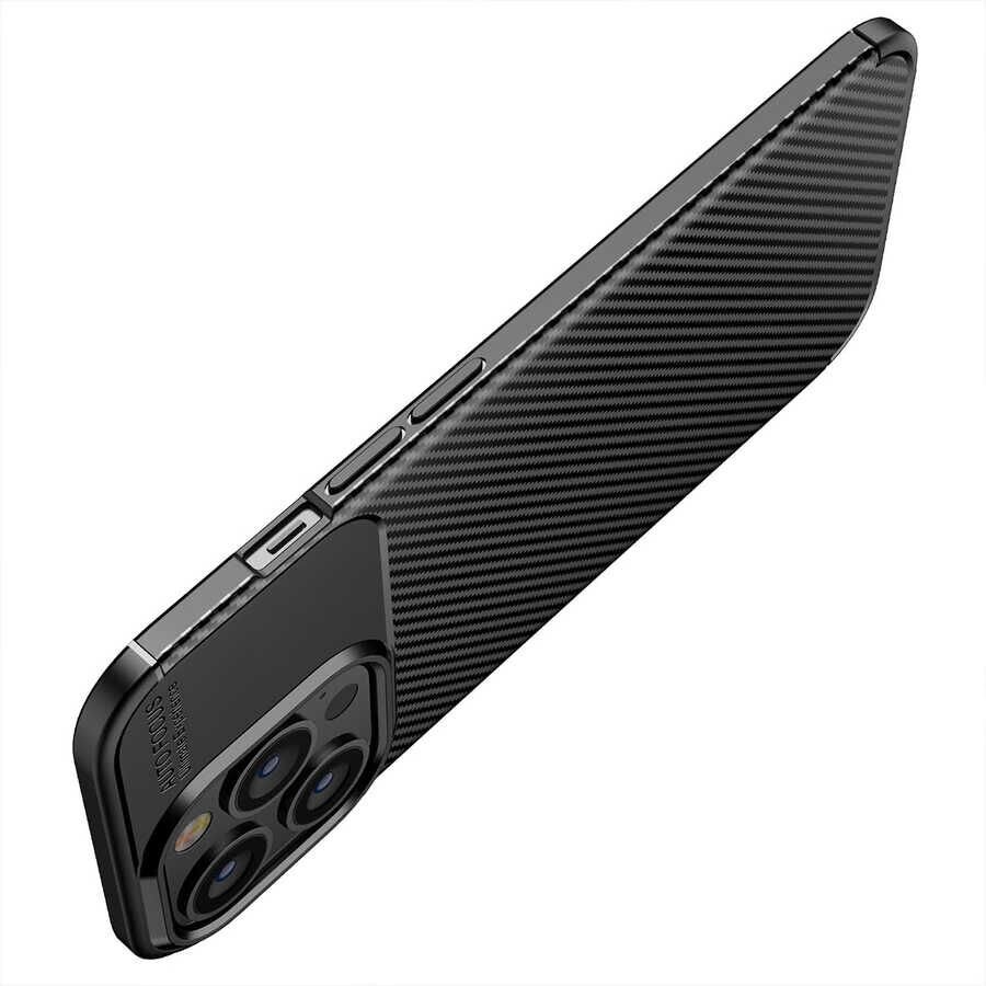 Apple iPhone 13 Pro Kılıf HEPTEKİLETİŞİM Negro Silikon Kapak