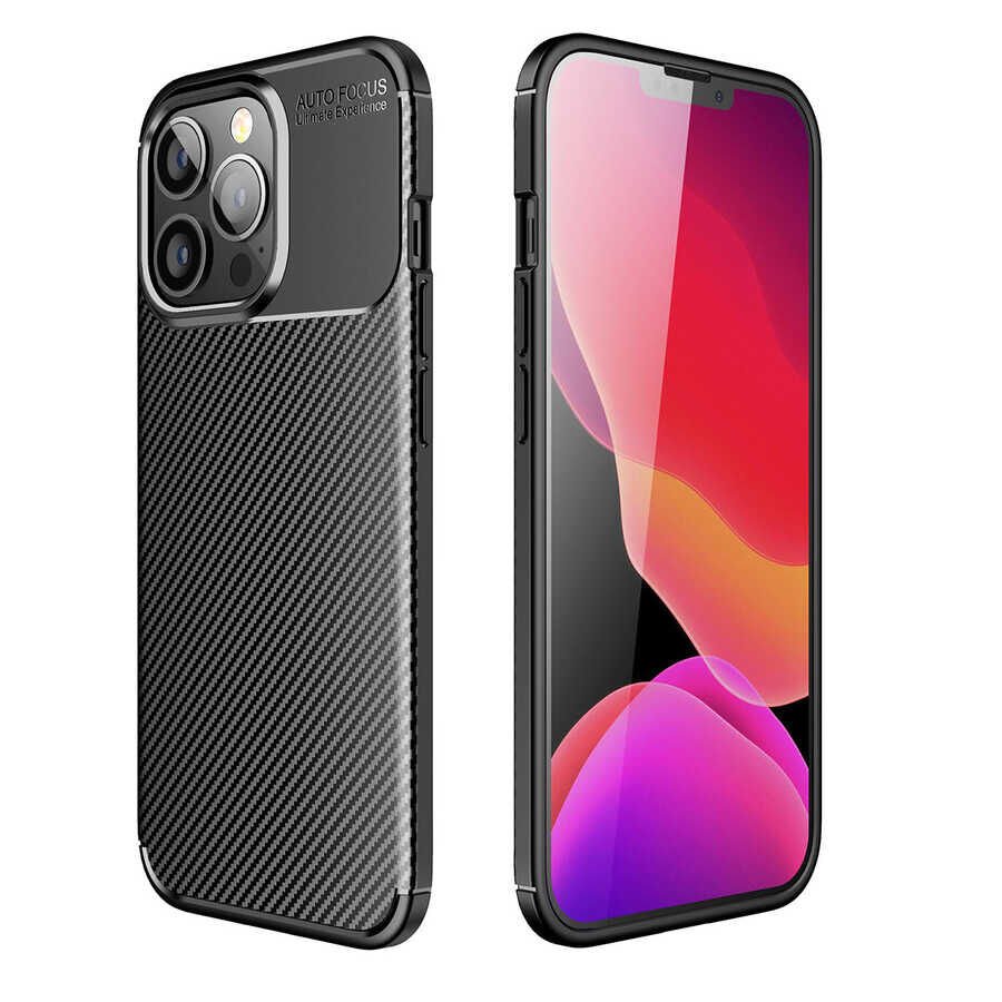 Apple iPhone 13 Pro Kılıf HEPTEKİLETİŞİM Negro Silikon Kapak