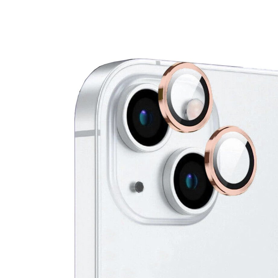 iPhone 15 Safir Kamera Lens Koruyucu (KOLAY TAKMA APARATLI) CL-12 Pembe