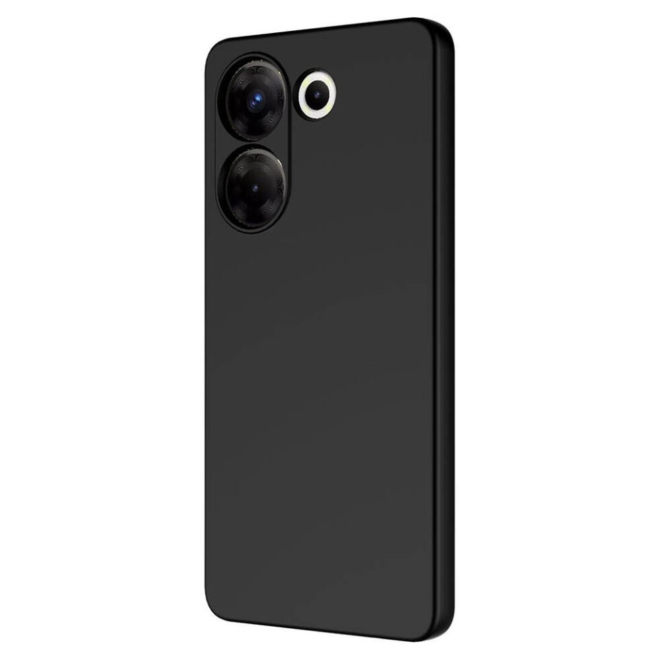 Tecno Camon 20 Pro 4G Kılıf Kadife İç Yüzey Yumuşak Dokulu Kamera Korumalı Kapak (MARA) Kırmızı