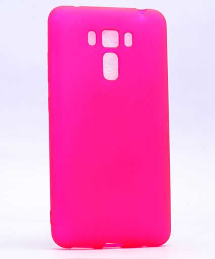 Asus Zenfone 3 Laser ZC551KL Kılıf Yumuşak Dokulu Soft Esnek İnce Mat Renkli Silikon Kapak (PREMİER) Siyah