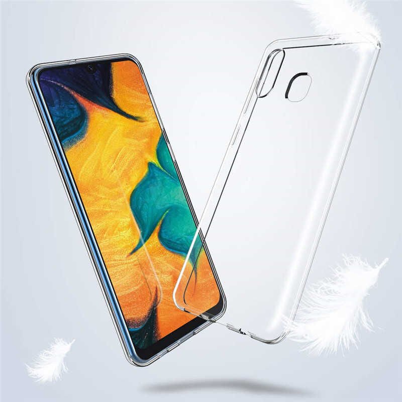 Samsung Galaxy A20 Kılıf HEPTEKİLETİŞİM Süper Silikon Kapak