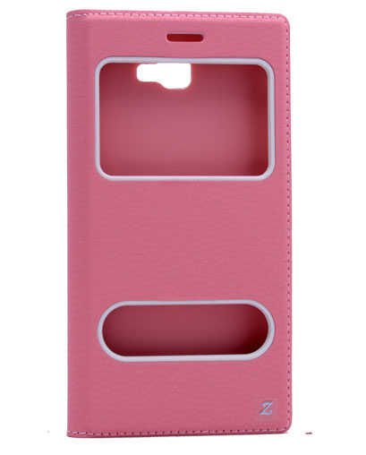 Samsung Galaxy J5 Prime Kapaklı Kılıf Mıknatıslı 360 Tam Korumalı (DOLCE) Pembe Açık