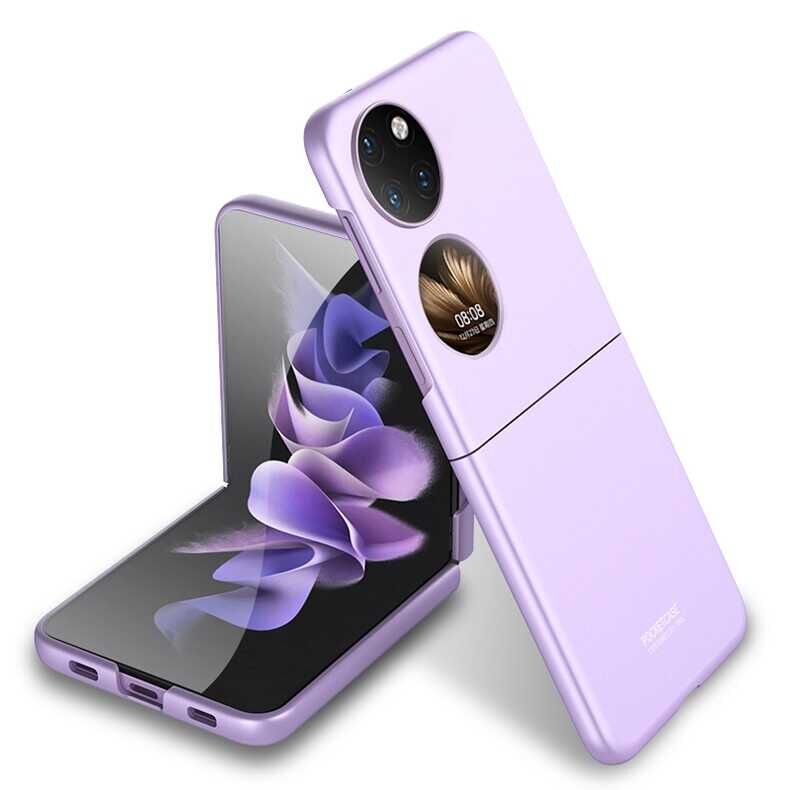 Huawei P50 Pocket Kılıf HEPTEKİLETİŞİM Sert Kıpta Kapak