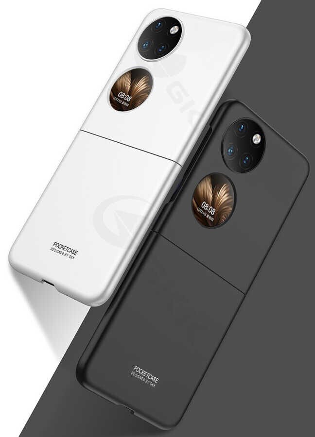 Huawei P50 Pocket Kılıf HEPTEKİLETİŞİM Sert Kıpta Kapak