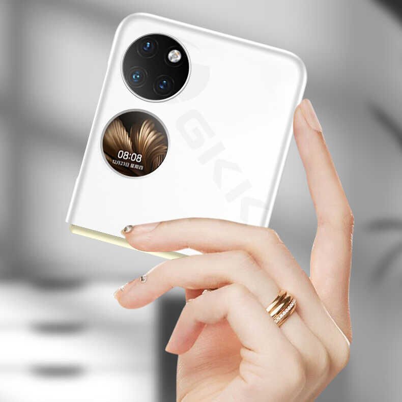 Huawei P50 Pocket Kılıf HEPTEKİLETİŞİM Sert Kıpta Kapak