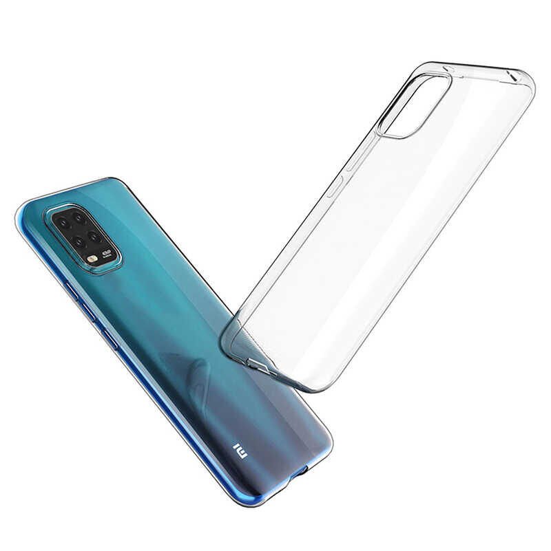 Xiaomi Mi 10 Lite Kılıf HEPTEKİLETİŞİM Süper Silikon Kapak