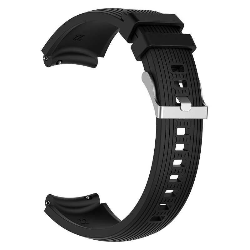 Samsung Galaxy Watch 46mm (22mm) Silikon Kordon Esnek Delikli Tasarım (KRD-18) NO8
