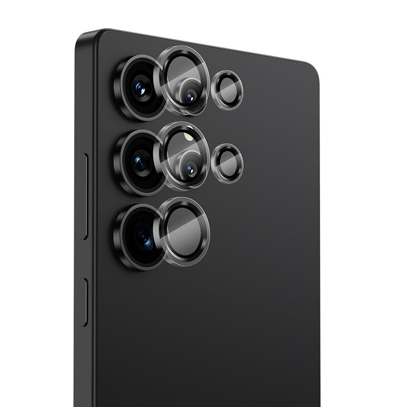 Samsung Galaxy S25 Ultra Benks Glass Warrior Kolay Uygulama Aparatlı Kamera Lens Koruyucu