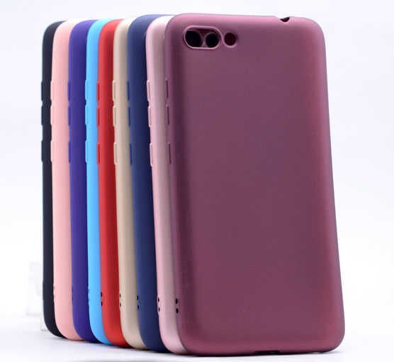 Asus Zenfone 4 Max ZC554KL Kılıf Yumuşak Dokulu Soft Esnek İnce Mat Renkli Silikon Kapak (PREMİER) Kırmızı