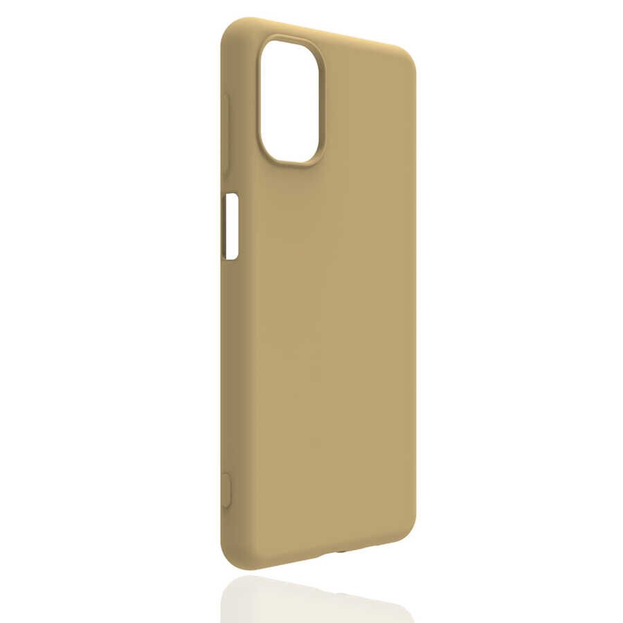 Samsung Galaxy M51 Kılıf Kamera Korumalı Esnek Renkli Silikon Kapak (Biye) Mor
