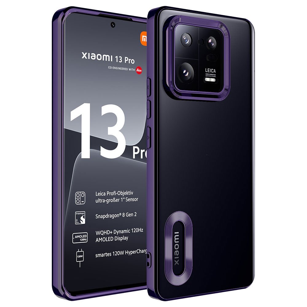 Xiaomi Mi 13 Pro Kılıf Kamera Korumalı Logo Gösteren HEPTEKİLETİŞİM Omega Kapak