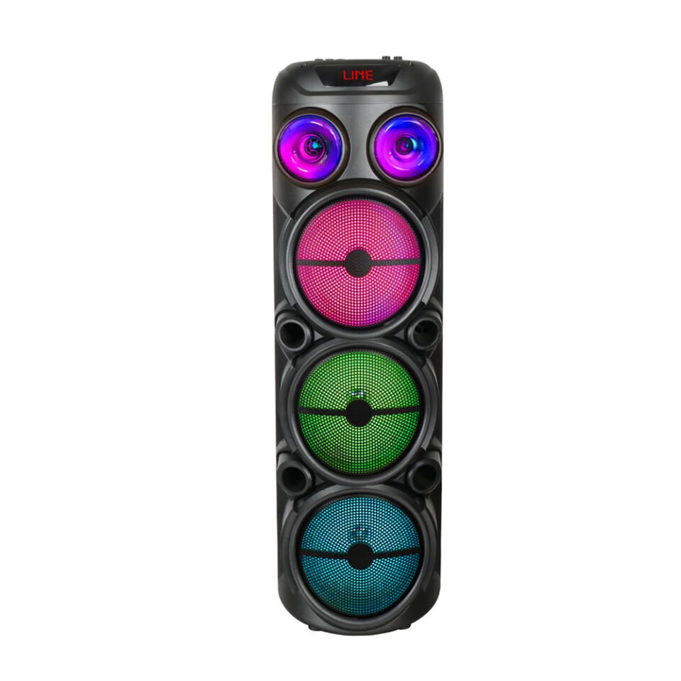 HEPTEKİLETİŞİM GD-2887 Dijital LED Göstergeli Mikrofonlu RGB TWS 8 inç Stereo Bass Kablosuz Karaoke Hoparlör