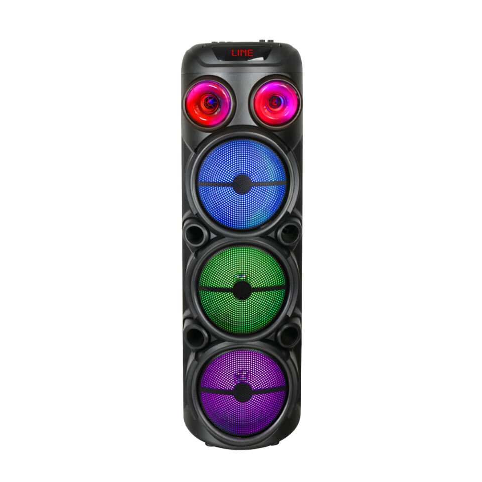 HEPTEKİLETİŞİM GD-2887 Dijital LED Göstergeli Mikrofonlu RGB TWS 8 inç Stereo Bass Kablosuz Karaoke Hoparlör