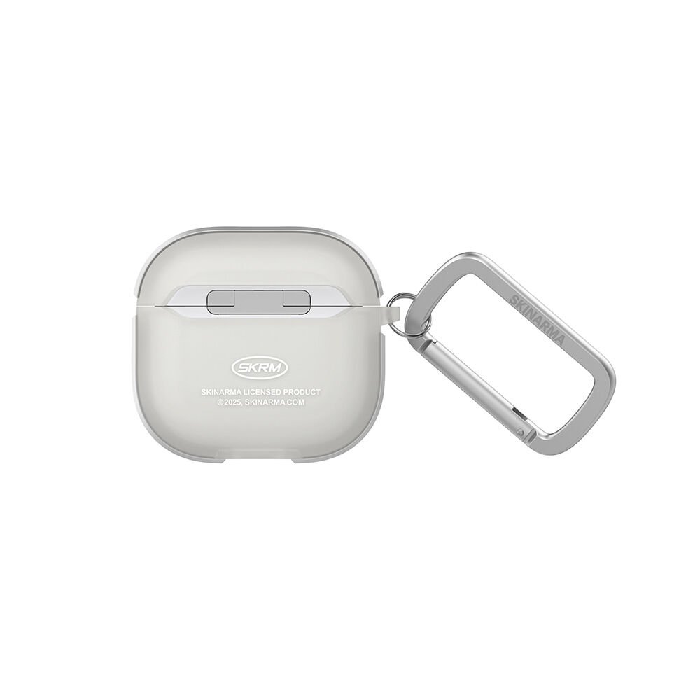 Apple Airpods 4 Kılıf Skinarma Transparan Mat Tasarım Kinzoku Kılıf