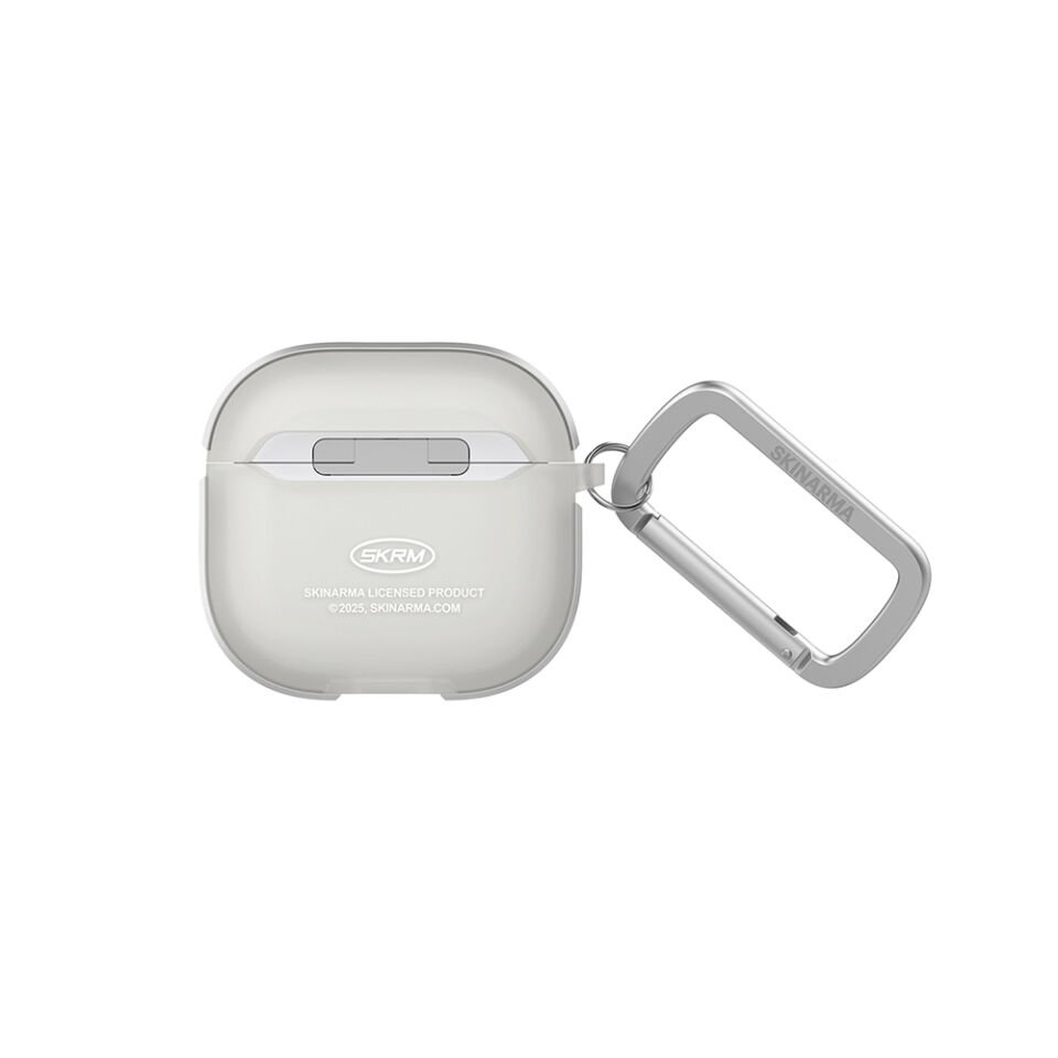 Apple Airpods 4 Kılıf Skinarma Transparan Mat Tasarım Kinzoku Kılıf