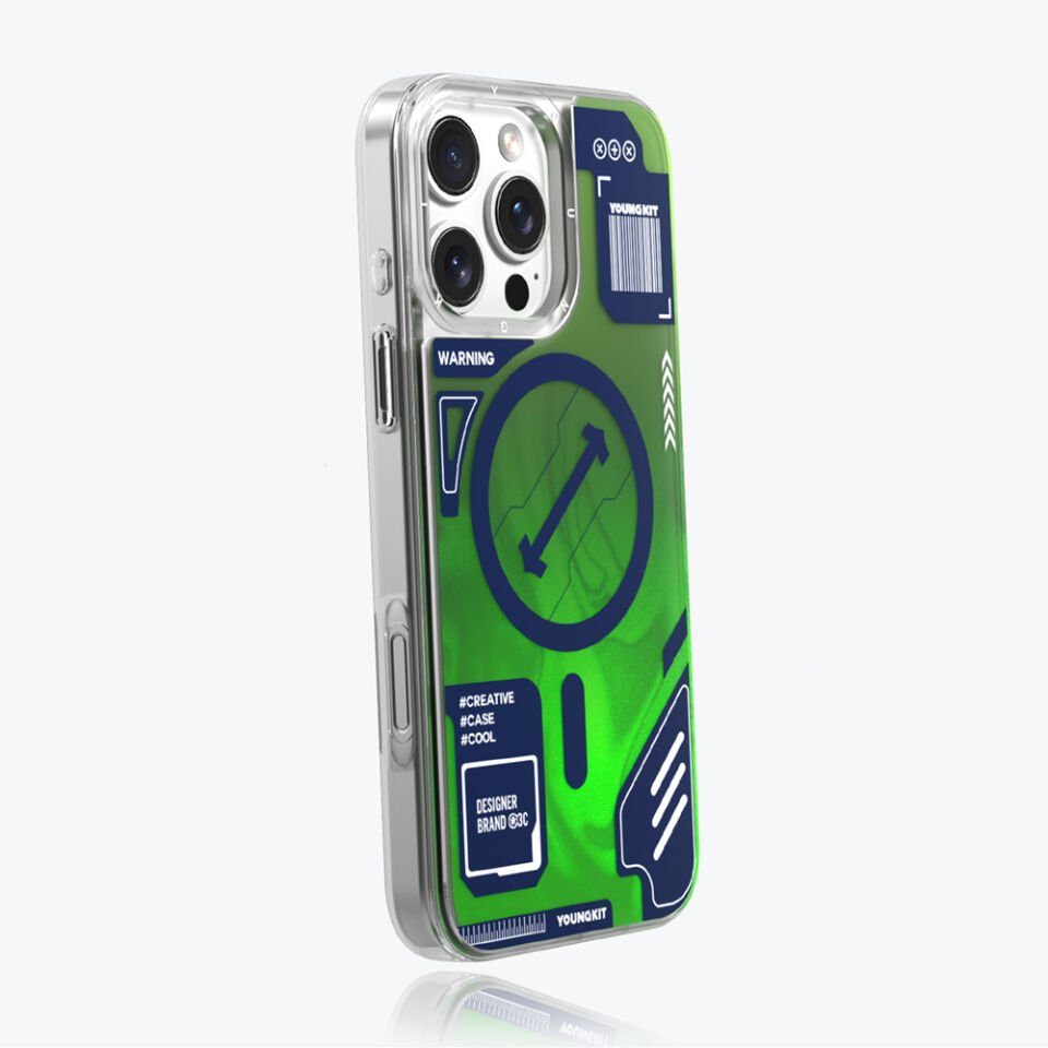 Apple iPhone 16 Pro Max Kılıf Magsafe Şarj Özellikli Parlak Kumlu Sıvılı Tasarımlı Samsung Galaxy Fantasy Serisi Kapak