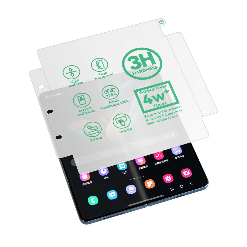 Samsung Galaxy Z Fold 3 HEPTEKİLETİŞİM Hizalama Aparatlı S-Fit Body Ekran Koruyucu
