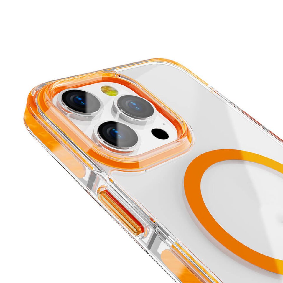 Apple iPhone 15 Pro Max Kılıf Magsafe Şarj Özellikli Airbagli Takılabilir Askı Aparatlı HEPTEKİLETİŞİM Nana Kapak