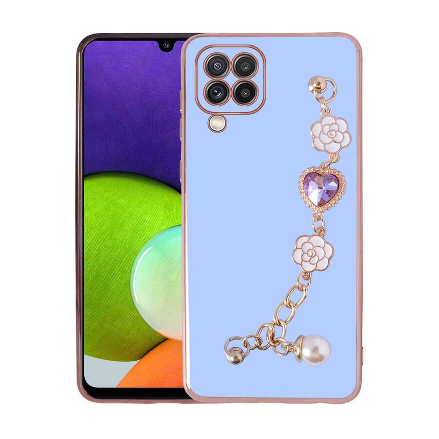 Samsung Galaxy M32 Kılıf El Tutamaçlı Kamera Korumalı HEPTEKİLETİŞİM Taka Silikon Kapak