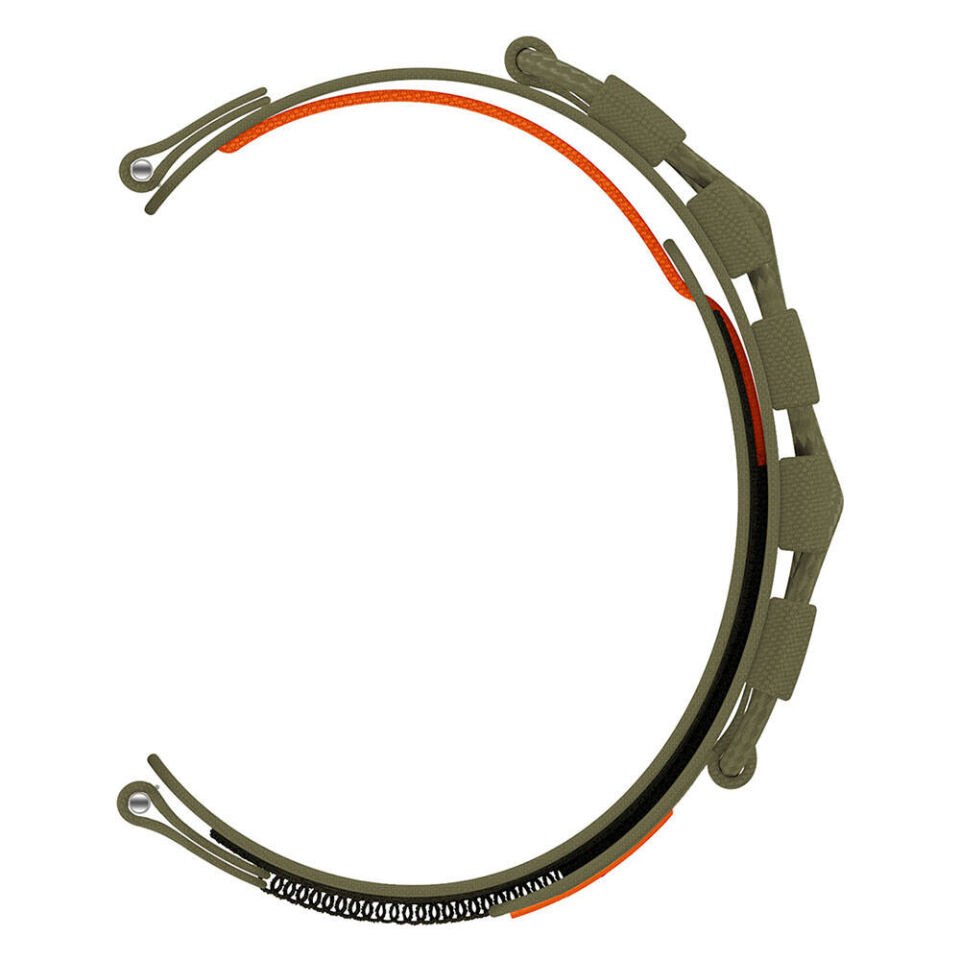 Huawei Watch GT 3 42mm HEPTEKİLETİŞİM KRD-112 20mm Orbital Örgülü Halat Tasarımlı Naylon Kumaş Hasır Kordon
