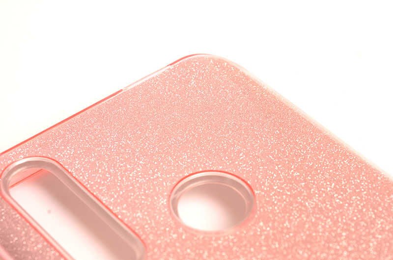 Huawei Y9 Prime 2019 Kılıf Renkli Parıltılı Simli Işıltılı Silikon Kapak (SHİNİNG) Gold