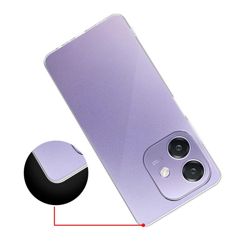 Oppo A3 Kılıf HEPTEKİLETİŞİM Süper Silikon Kapak