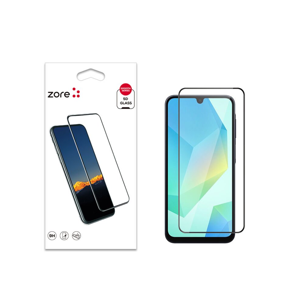 Samsung Galaxy A16 HEPTEKİLETİŞİM Kenarları Kırılmaya Dayanıklı Cam Ekran Koruyucu