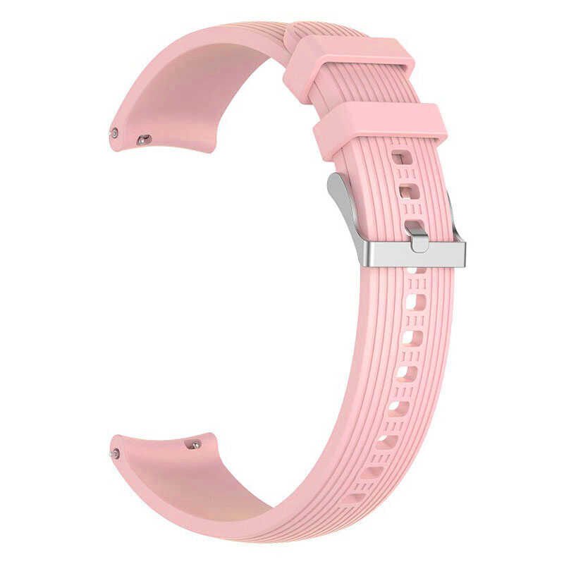 Gear S2 (20mm) Silikon Kordon Esnek Delikli Tasarım (KRD-18) NO12