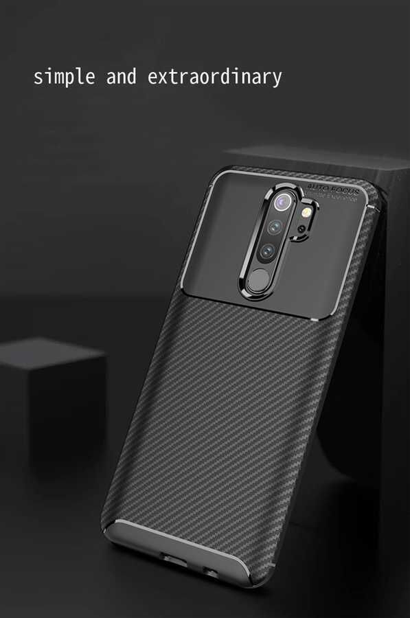Xiaomi Redmi Note 8 Pro Kılıf HEPTEKİLETİŞİM Negro Silikon Kapak