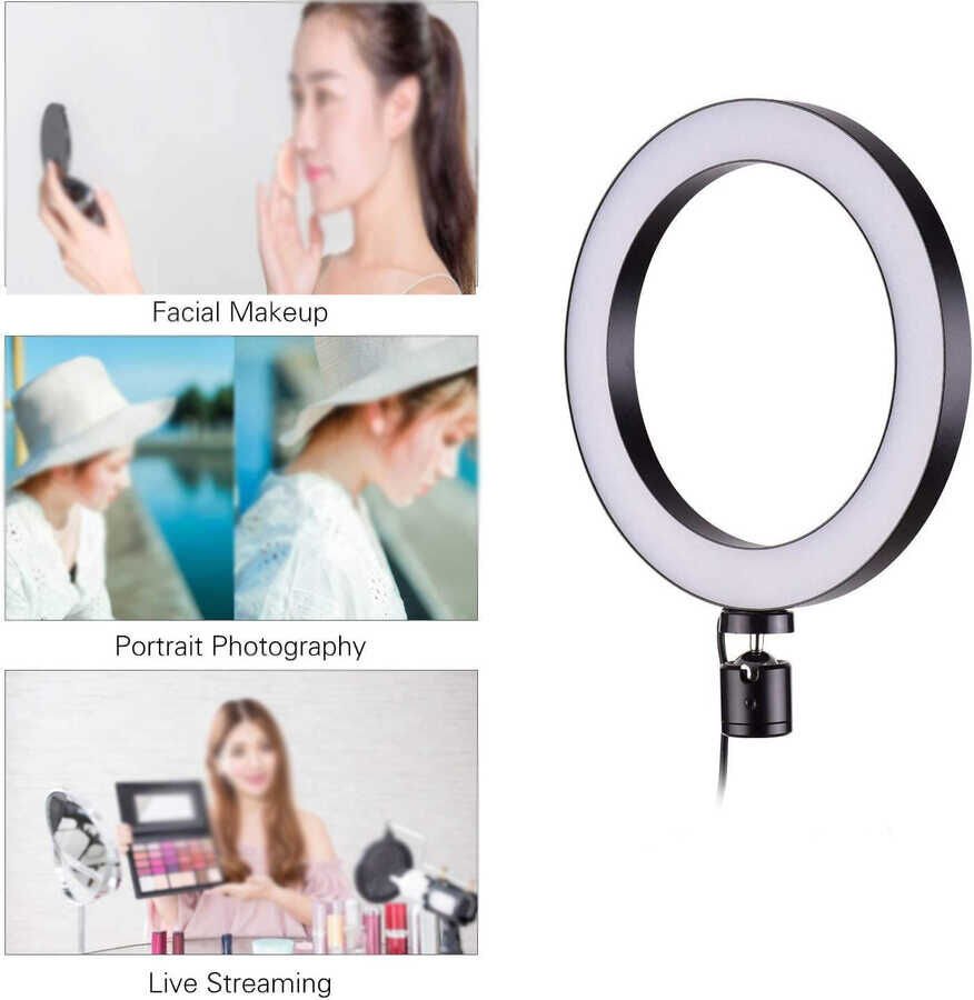 HEPTEKİLETİŞİM CT-001 Işıklı Tripod Ring Light