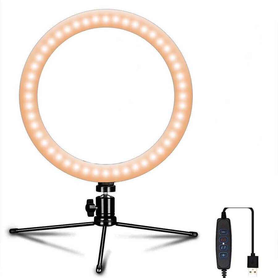 HEPTEKİLETİŞİM CT-001 Işıklı Tripod Ring Light