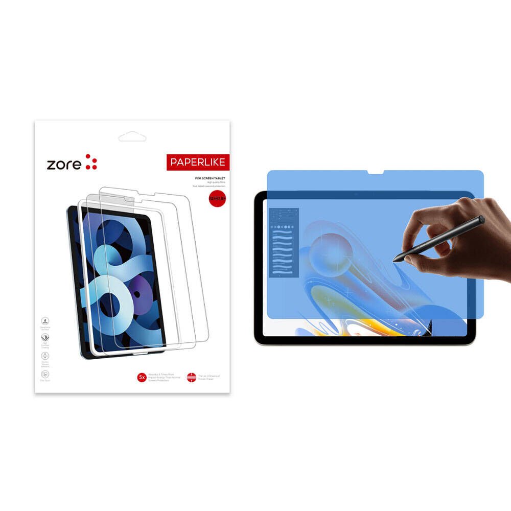 Apple iPad Air 11 2024 Ekran Koruyucu Kağıt Hisli (z-Paper Like) Şeffaf