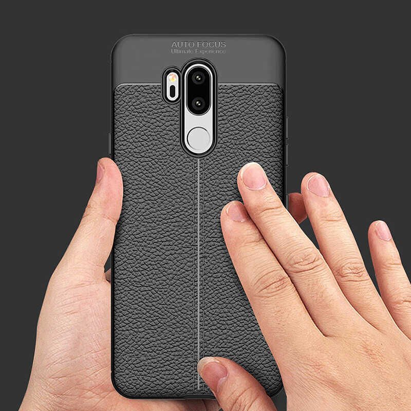 LG G7 Kılıf HEPTEKİLETİŞİM Niss Silikon Kapak