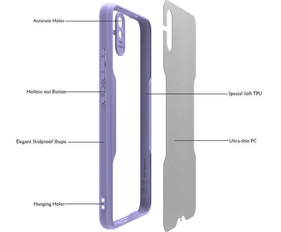 Xiaomi Redmi 9A Kılıf HEPTEKİLETİŞİM Parfe Kapak