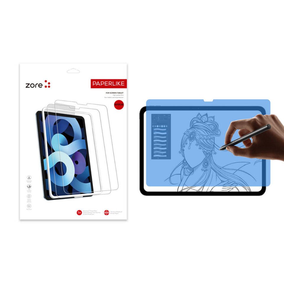 Apple iPad Pro 13 2024 Ekran Koruyucu Kağıt Hisli (z-Paper Like) Şeffaf