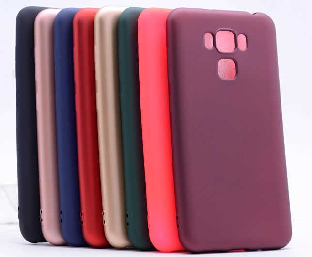 Asus Zenfone 3 Max ZC553KL Kılıf Yumuşak Dokulu Soft Esnek İnce Mat Renkli Silikon Kapak (PREMİER) Pembe
