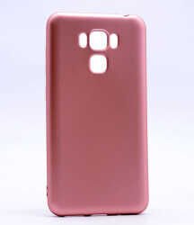 Asus Zenfone 3 Max ZC553KL Kılıf Yumuşak Dokulu Soft Esnek İnce Mat Renkli Silikon Kapak (PREMİER) Pembe